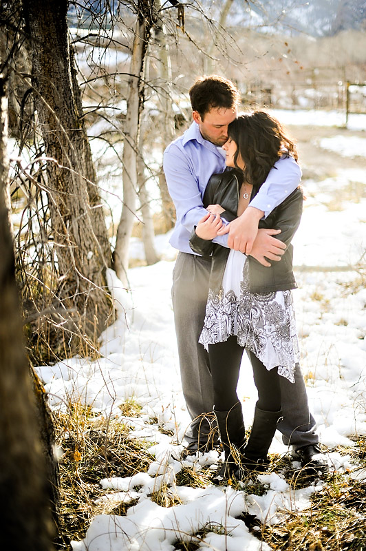 Romantic engagement pictures