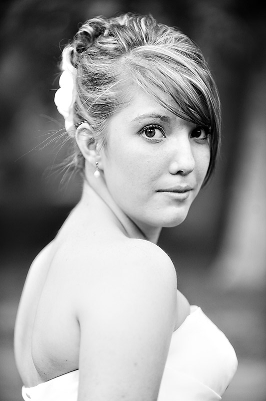 Portrait of bride