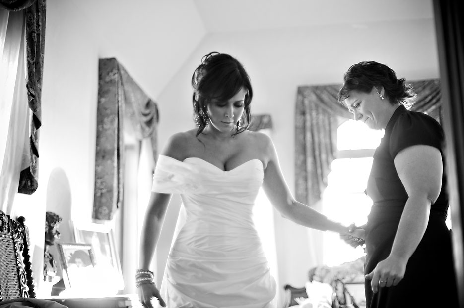 Bride getting ready photo