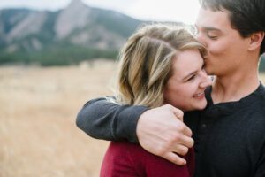 Chautauqua Park Boulder engagement photos 